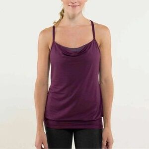 Lululemon C.Y.B. Tank Top Open Back Built-in Bra